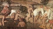 LUINI, Bernardino Girls Bathing sfg painting